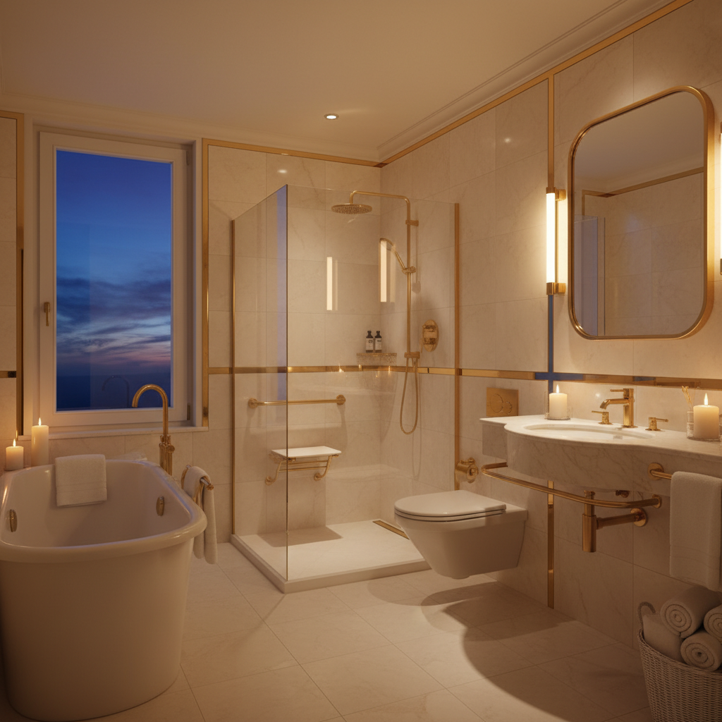 Salle de bain sécurisée